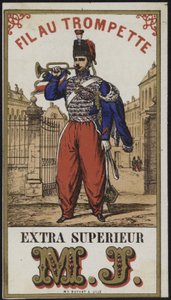Etikett for trompetisttråd av French School