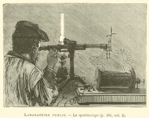 Offentlig laboratorium, Spektroskopet (gravering) av French School