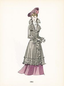 Damemote, 1901 av French School
