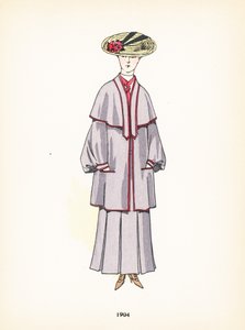 Damemote, 1904 av French School
