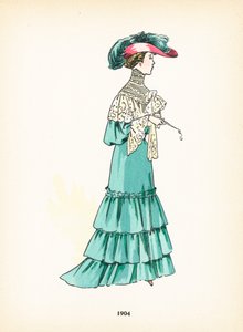 Damemote, 1904 av French School