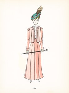 Damemote, 1906 av French School
