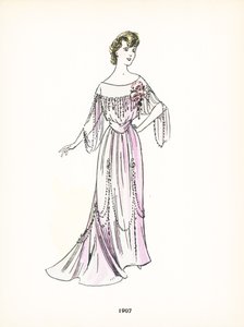 Damemote, 1907 av French School
