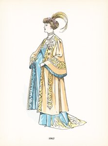 Damemote, 1907 av French School