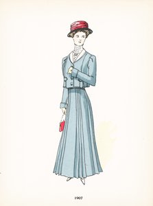 Damemote, 1907 av French School