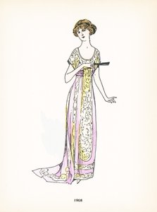 Damemote, 1908 av French School
