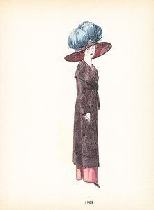 Damemote, 1909 av French School