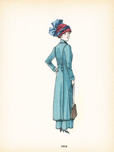 Damemote, 1910 av French School