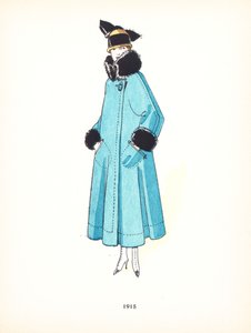 Damemote, 1915 av French School
