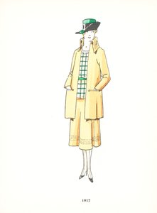 Damemote, 1917 av French School