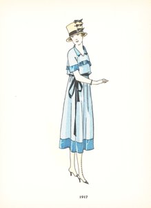 Damemote, 1917 av French School