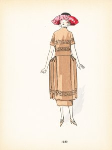 Damemote, 1920 av French School