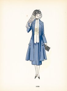 Damemote, 1920 av French School
