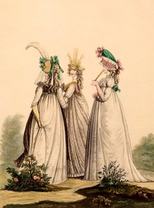 Dameklær - Modes Anglaises, 1795 av French School