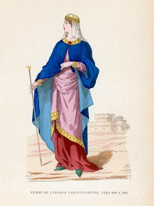 Dame, 890-900 av French School