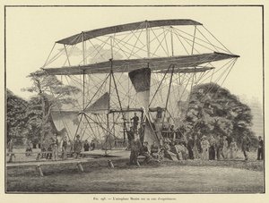 Maxim-flyet på vei for eksperimenter (gravering) av French School