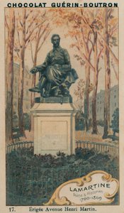 Lamartine, poet og historiker, 1790–1869, Erigee Avenue Henri Martin av French School