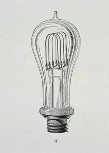 Lamp Edison - i "" The new conquests of science"" av Figutree av French School