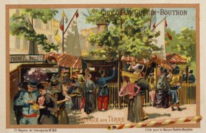 Landyachter (chromolitho) av French School