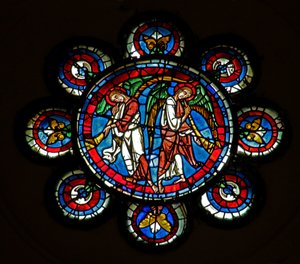 Den siste dommens engler med trompeter (w143) av French School
