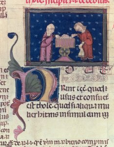 Lat 9187 fol.11v Debitor, fra Customs of Toulouse, 1296 av French School