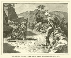 Le Bagh Rajah Du Bogelcund (gravering) av French School