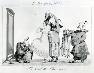 Le Bon Genre - Det kinesiske toalettet, 1813 av French School