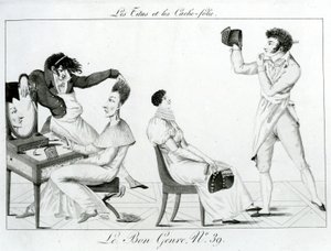 Le Bon Sjanger - Titus og cache-galskap, 1812 av French School