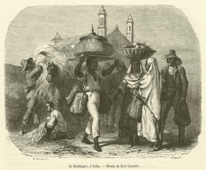 Le Boulanger, et Cuba (gravering) av French School