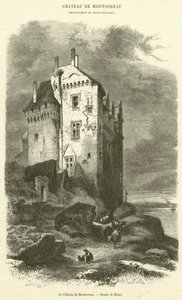 Chateau de Montsoreau (gravering) av French School