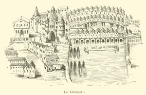 Le Chatelet (gravering) av French School