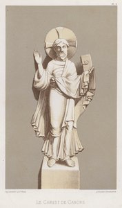 Kristus av Cahors (farge litho) av French School