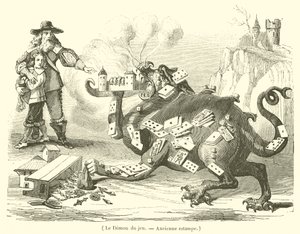 Spillets demon (gravering) av French School