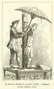 Doctor Shebbeare in the pillory, 1758, Trykk fra det attende århundre av French School