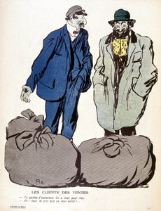 Le Mont-de-Piété: kunder, salg - i "Tallerkenen med smør"" nr. 03.06.1905 av French School