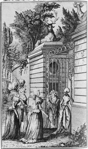 Le Parc aux Cerfs, porten til Royal Haven of Louis XV (1710–74), administrert av Madame de Pompadour (1721–64) av French School