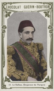 Sultanen, keiser av Tyrkia (farget bilde) av French School