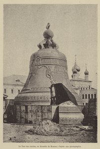 The Tsar of the Bells, i Kreml i Moskva (gravering) av French School