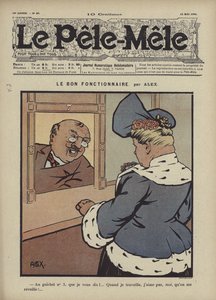 Den gode embetsmann (farge litho) av French School