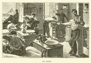 Le Casert (gravering) av French School
