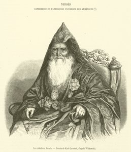 Le catholicos Nerses (gravering) av French School