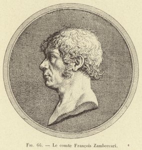 Grev Francois Zambeccari (gravering) av French School