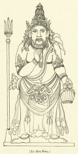 Guden Shiva (gravering) av French School