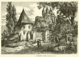 Munken av Melk (gravering) av French School