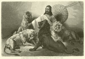 Negus Theodore II i rettsantrekk (gravering) av French School