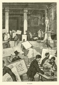 Prosjektet (gravering) av French School