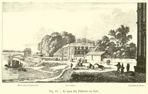 Quai des Tuileries i 1650 av French School