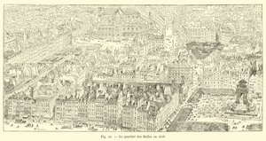 Halles-distriktet i 1849 av French School