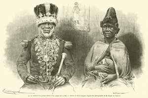 Kong Denis og hans store kone (gravering) av French School