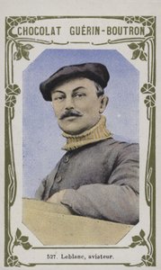 Leblanc, flyger (farget bilde) av French School